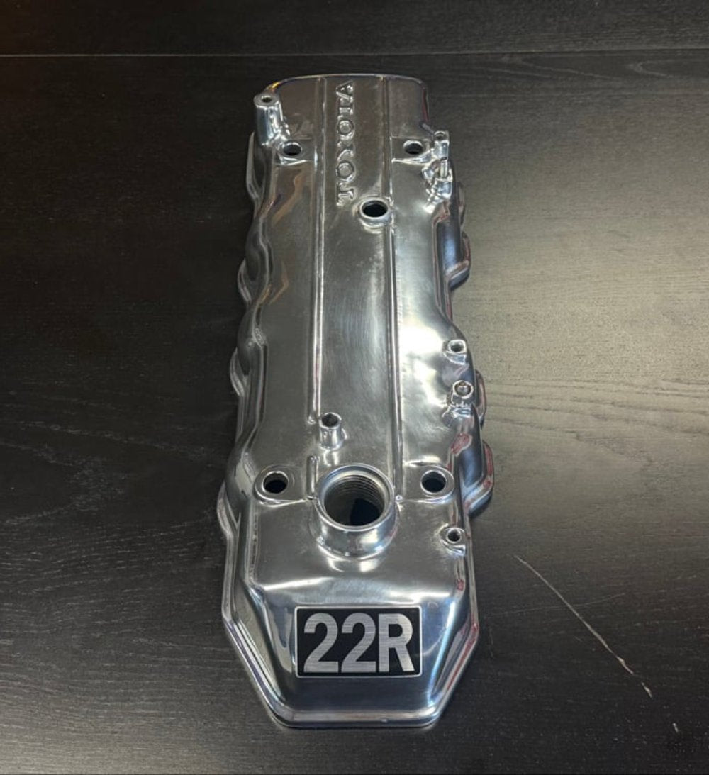 20R 22R Polished Valve Cover Finished