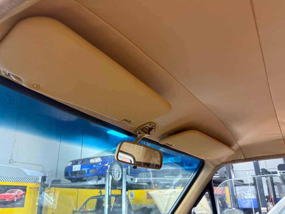 79-83 Sun Visors OEM Detail