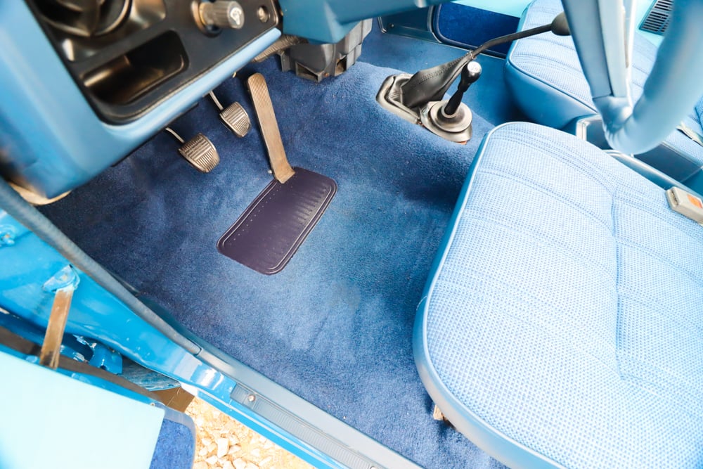 79-83 Toyota Pickup Carpet Kit Detail