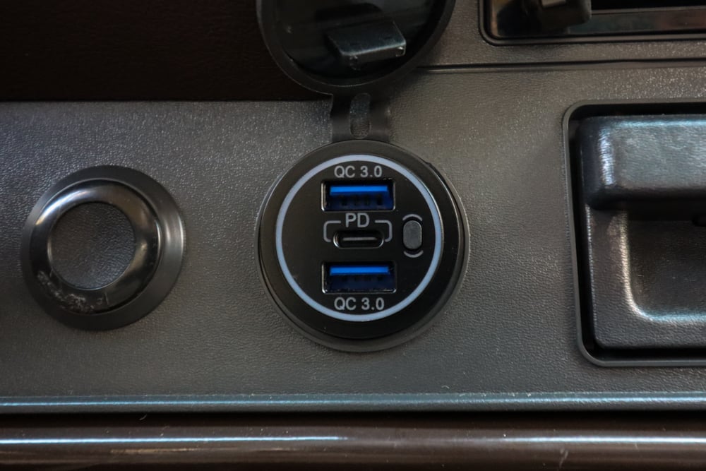 1979-1983 Toyota Pickup USB USB-C Charger Port