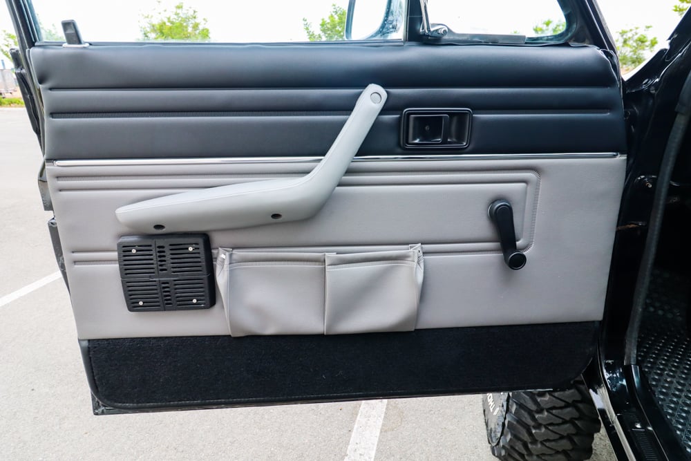 79-83 Toyota Pickup Door Panels Black Grey