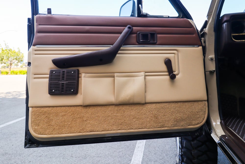 79-83 Toyota Pickup Door Panels Brown