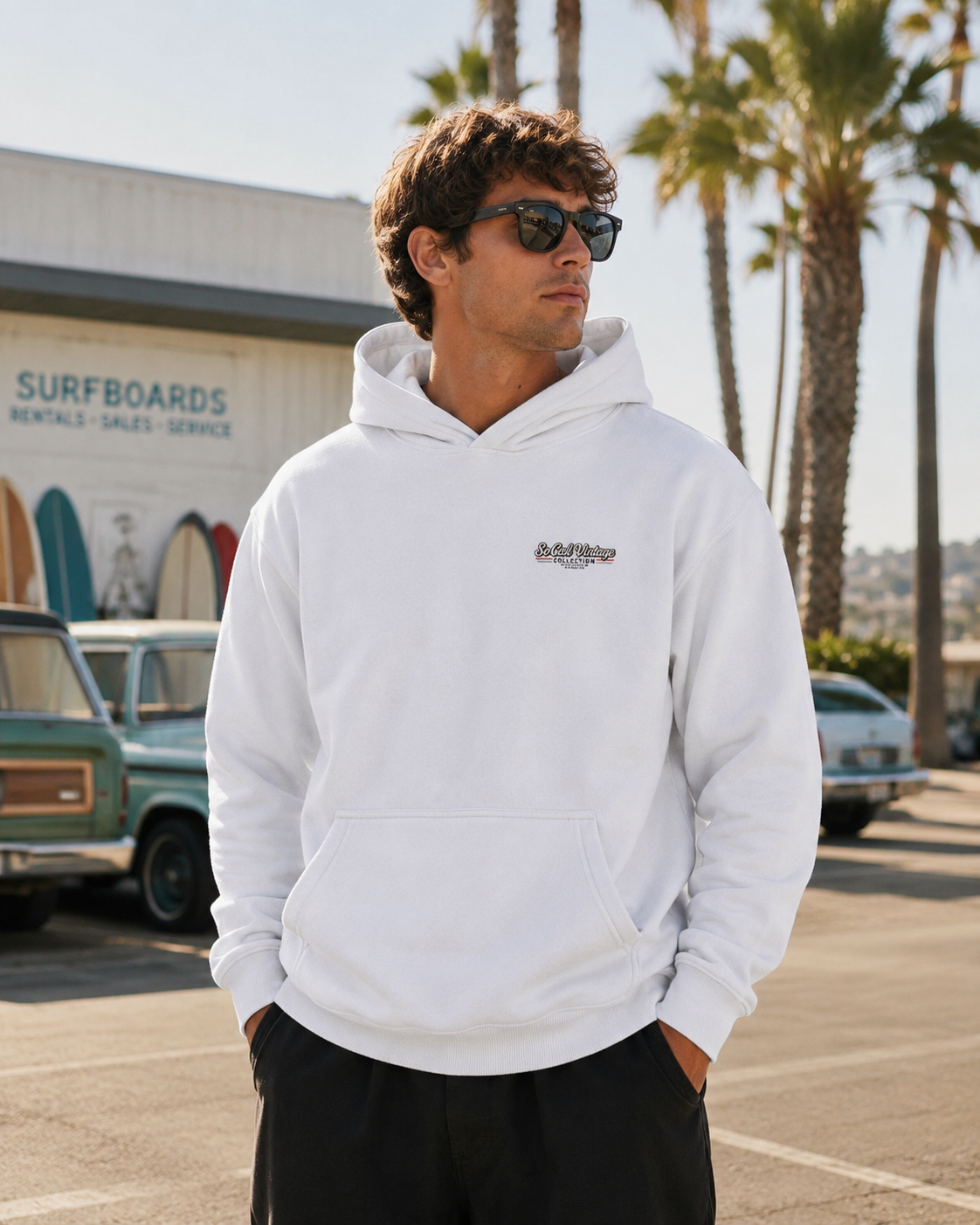Men's Box Pullover Hoodie BTTF