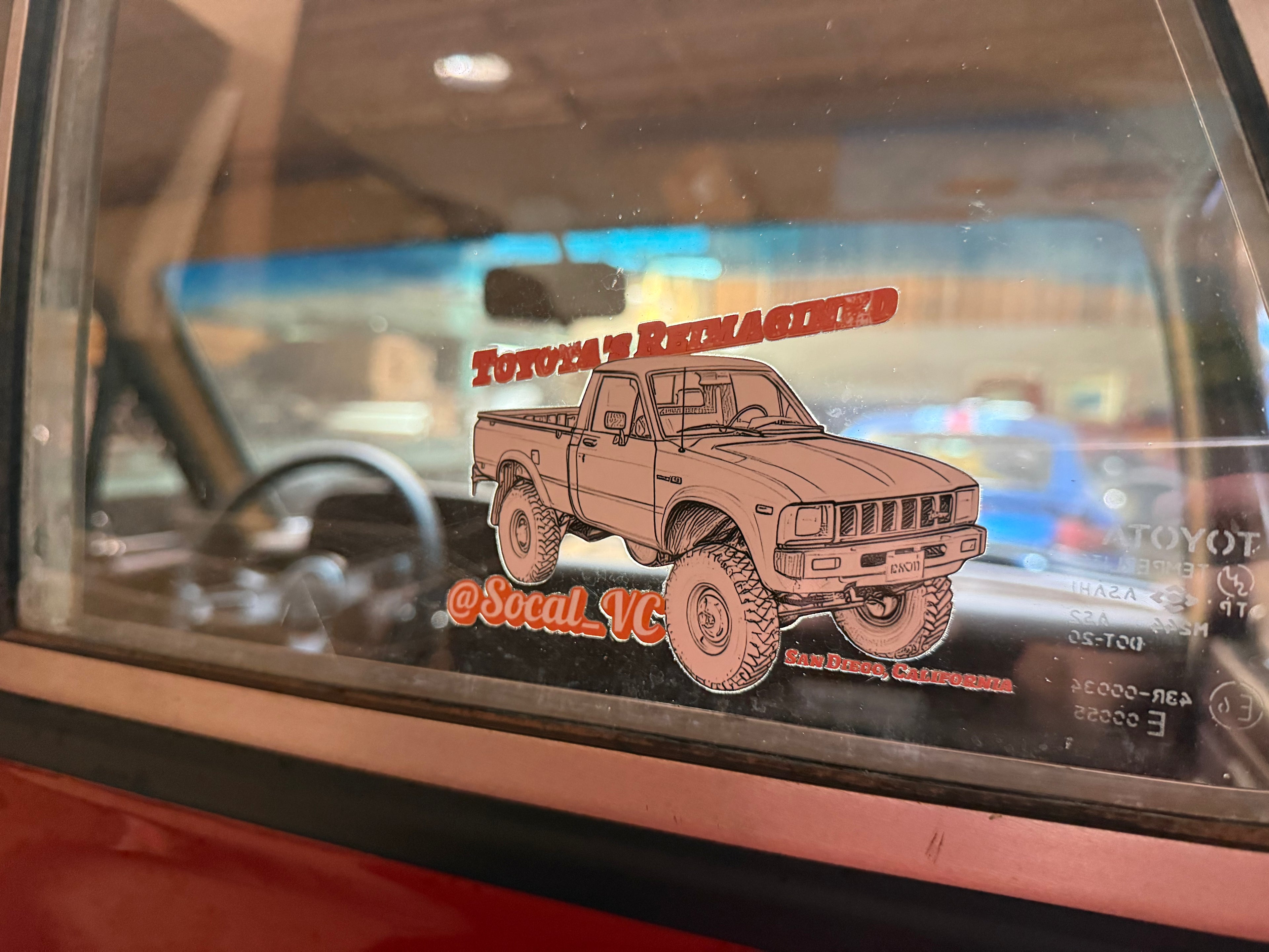 Toyota Reimagined Sticker — @Socal_vc
