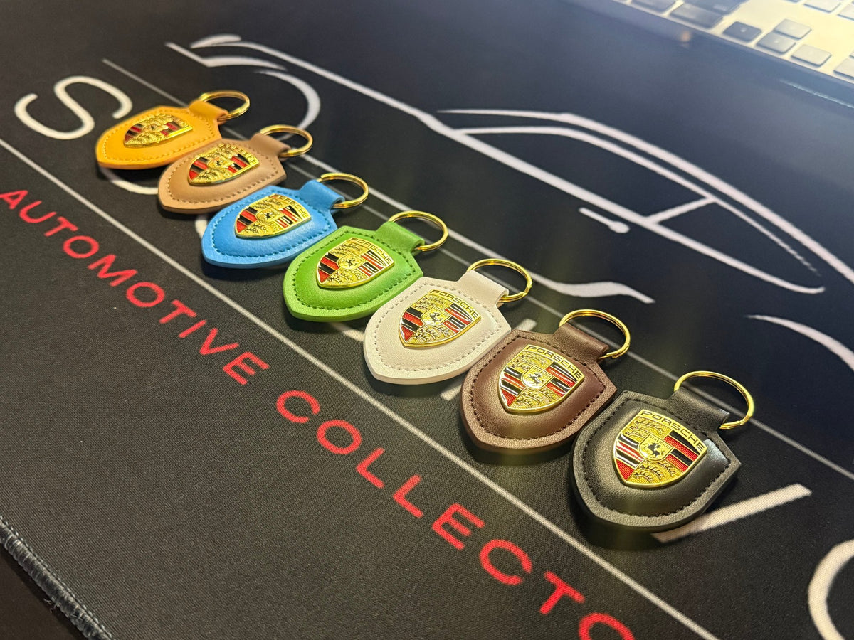 Porsche Key Chain Yellow