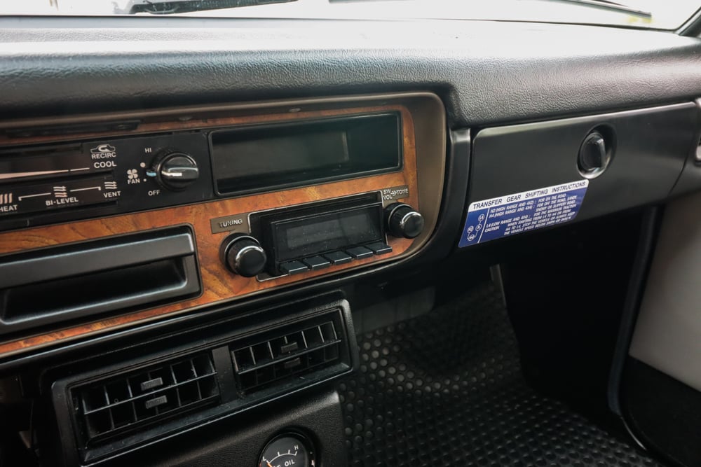 79-83 Toyota Pickup Retro Radio Installed