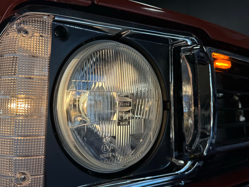 H4 Round Headlights Pair