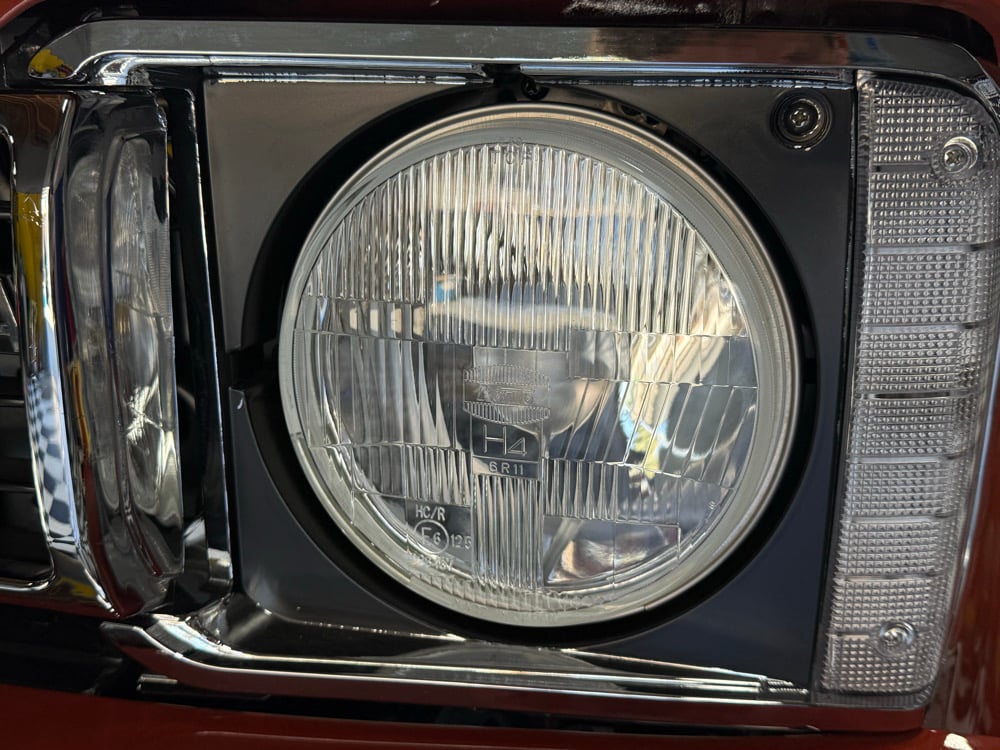 H4 Round Headlights Pair LED