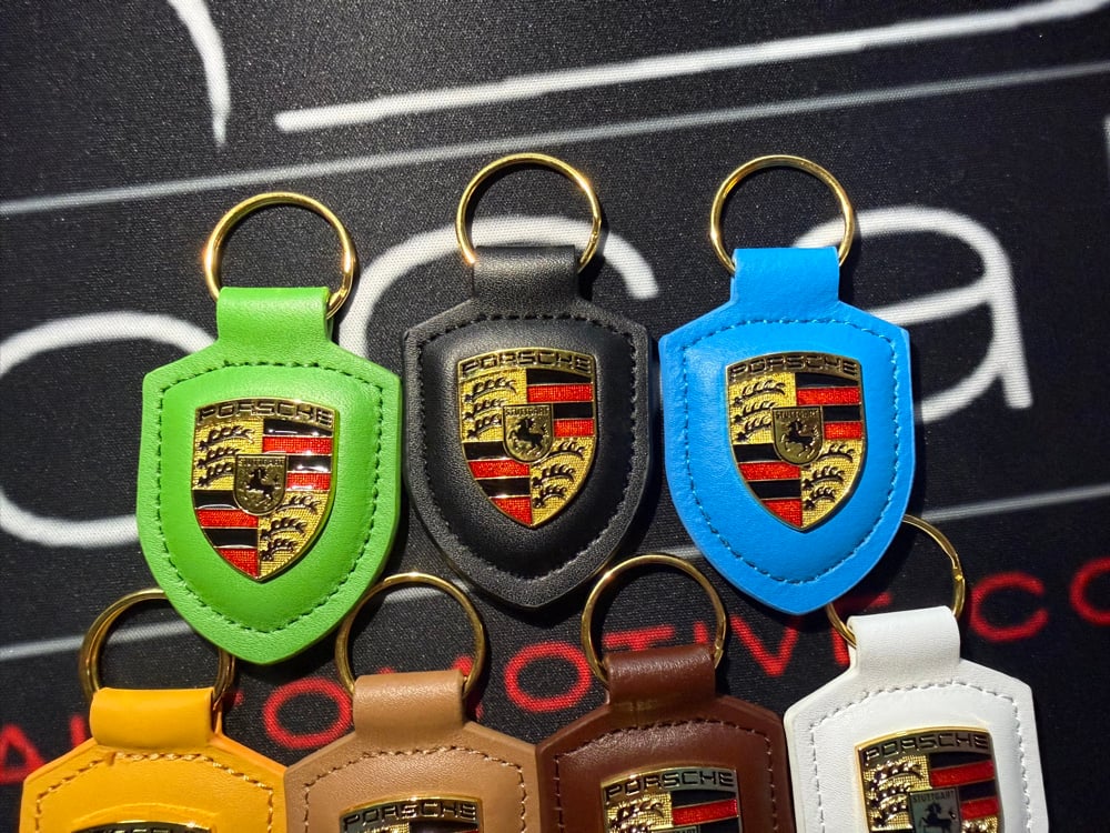 Porsche Key Chain Tan